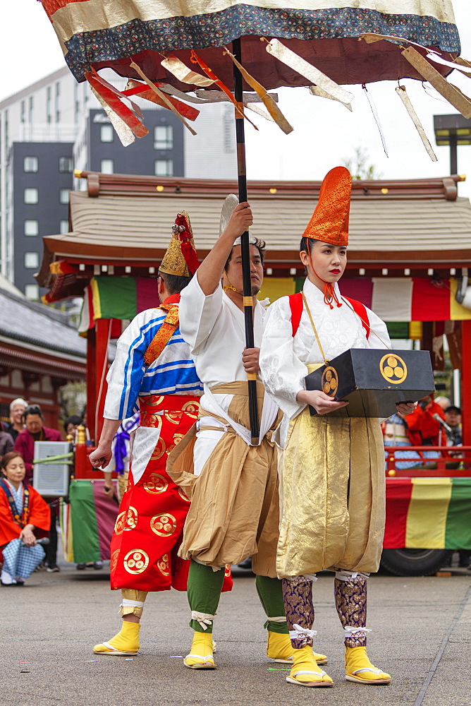 Hakucho White Swan (White Heron) festival, Sensoji Temple, Asakusa, Tokyo, Japan, Asia