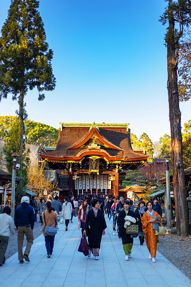 Kitano Tenmangu Shrine, Kyoto, Kansai, Japan, Asia