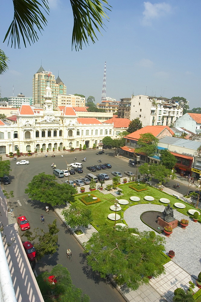 City Hall, Old Hotel de Ville, Ho Chi Minh City (Saigon), Vietnam, Southeast Asia, Asia