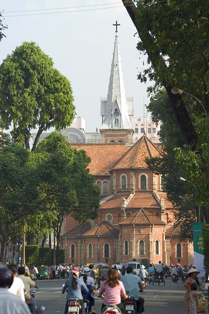 Notre Dame Cathedral, Ho Chi Minh City (Saigon), Vietnam, Southeast Asia, Asia