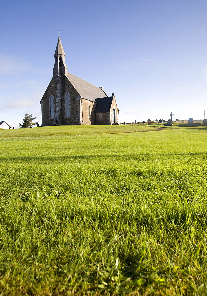 Waterville Church and Cemetery, Waterville, County Kerry, Munster, Republic of Ireland, Europe