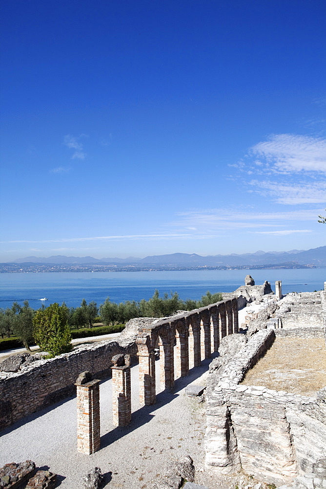 The Catullo's Villa (Grotte di Catullo), Lake Garda, Italy, Europe