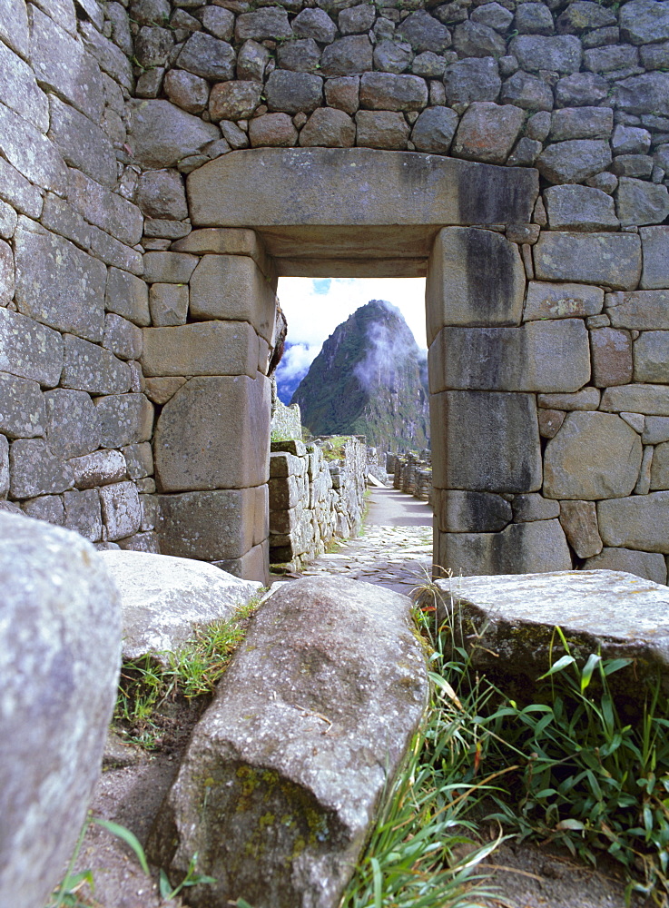 Inca ruins, Machu Picchu, UNESCO World Heritage Site, Peru, South America