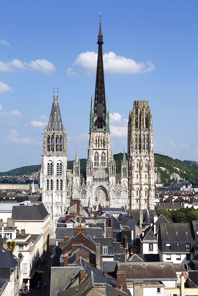 Notre-Dame Cathedral, Rouen, Normandy, France, Europe