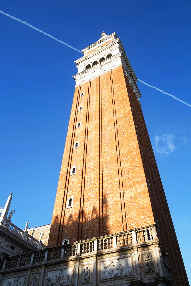 San Marco Bell tower (Campanile), Venice, UNESCO World Heritage Site, Veneto, Italy, Europe