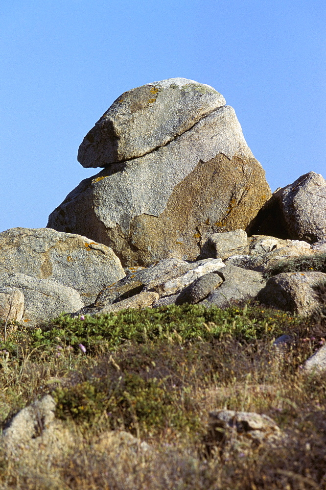 Rocks, island of Sardinia, Italy, Mediterranean, Europe