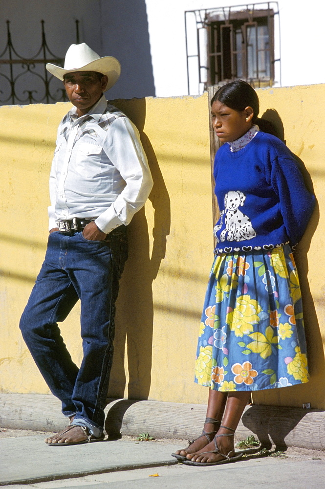 Tarahumara couple, Mexico, North America