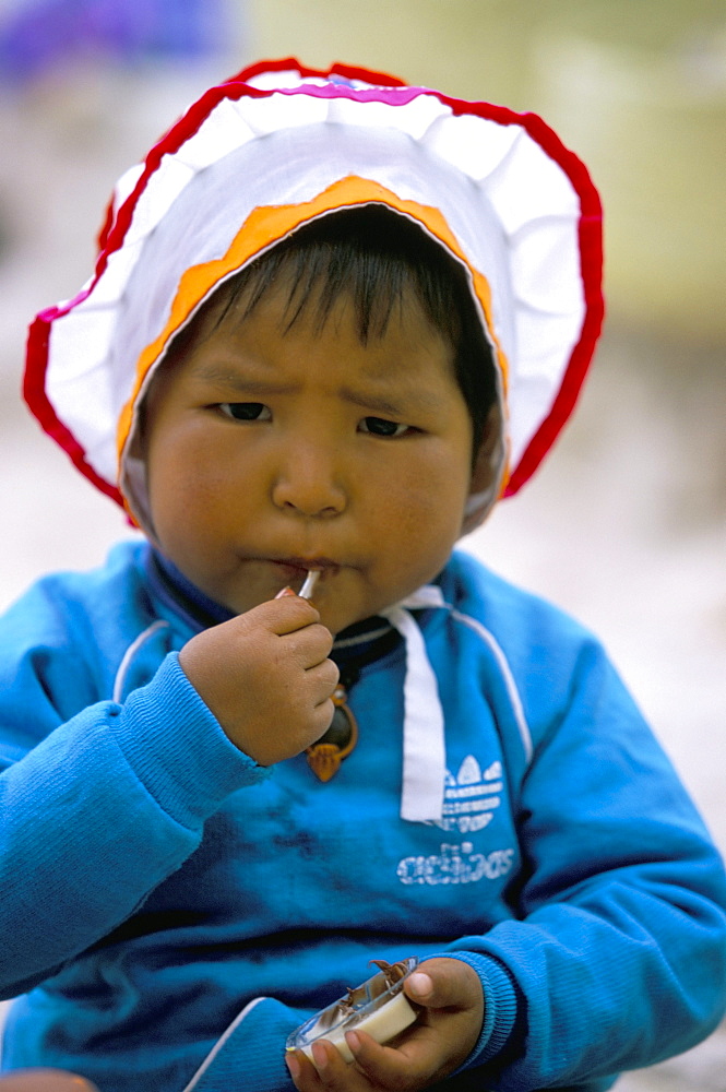 Tarahumara baby, Mexico, North America