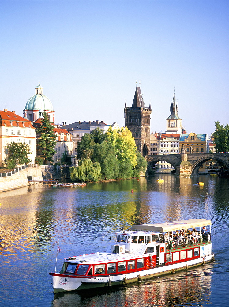 Vltava River, Prague, Czech Republic, Europe