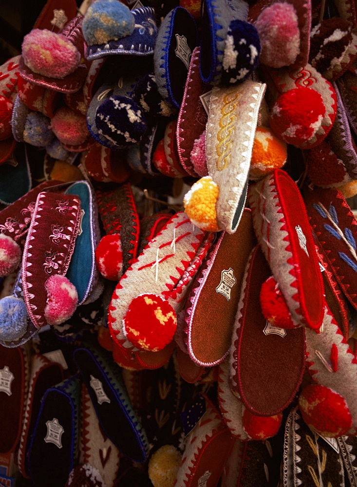 Slippers, Nafplion (Nafplio), Peloponnese, Greece, Europe