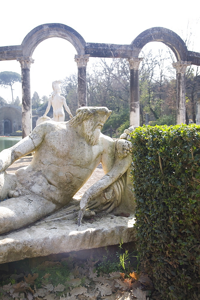 Hadrian's Villa, UNESCO World Heritage Site, Tivoli, near Rome, Lazio, Italy, Europe