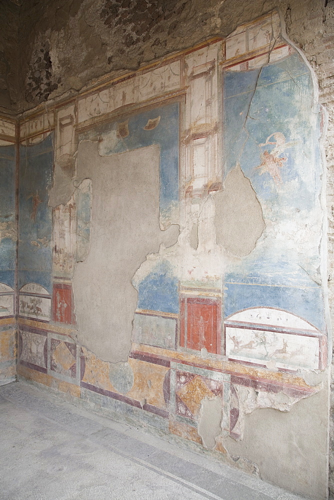 The House of the Ancient Hunt, Pompeii, UNESCO World Heritage Site, Campania, Italy, Europe