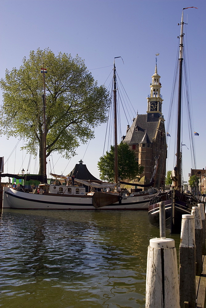 The port of Hoorn, Holland, Europe