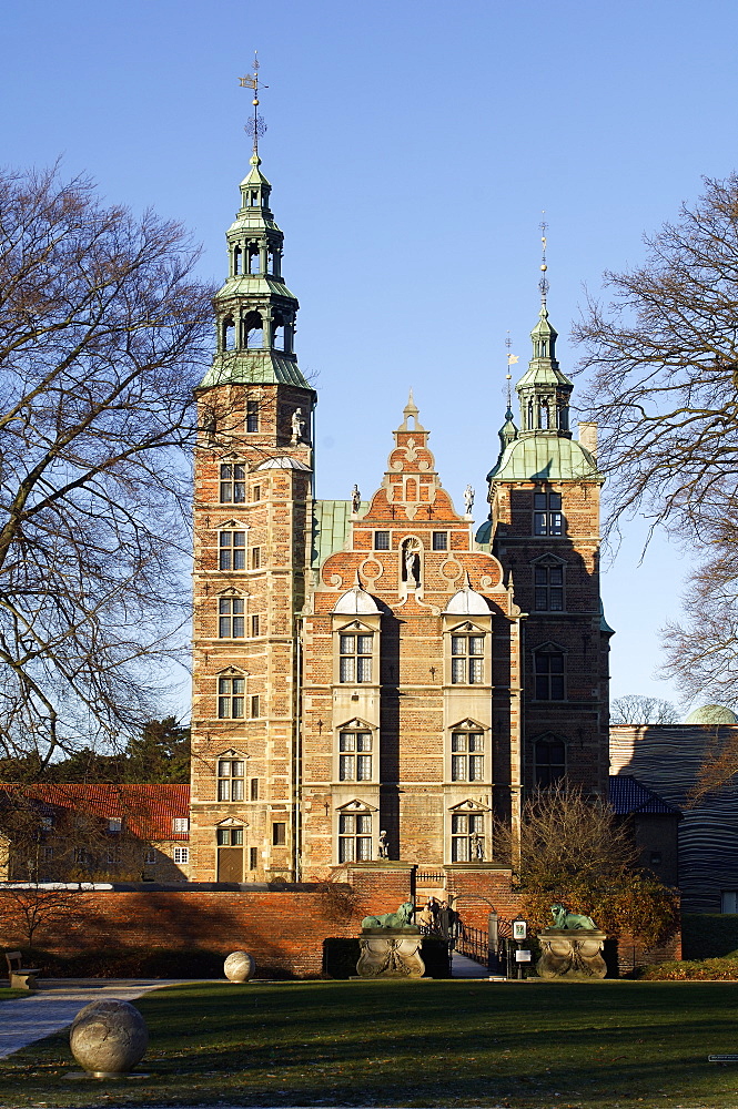 Rosenborg castle, Copenhagen, Denmark, Scandinavia, Europe