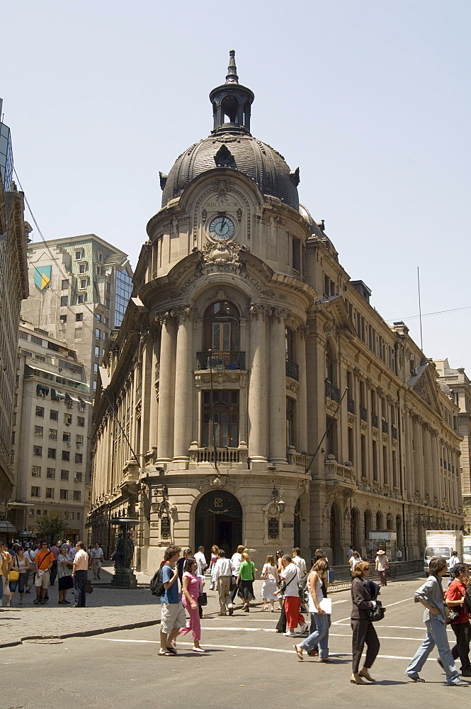 Stock Exchange, Santiago, Chile, South America