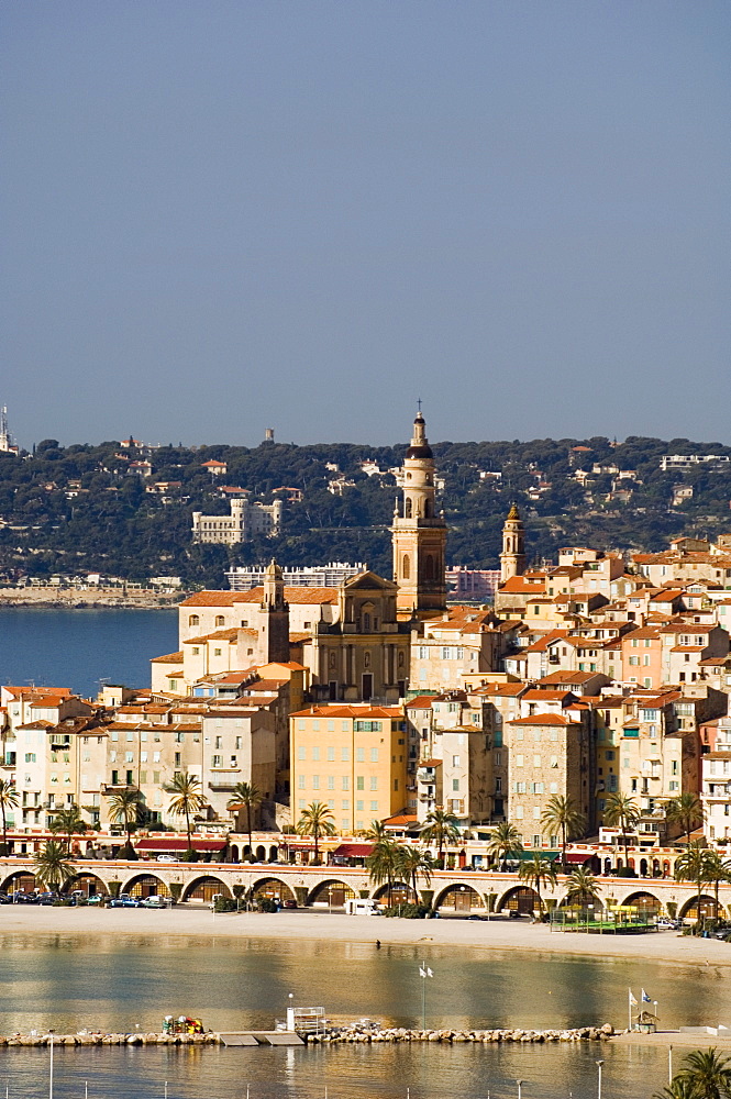 Menton, Alpes Maritimes, Provence, Cote d'Azur, French Riviera, France, Mediterranean, Europe