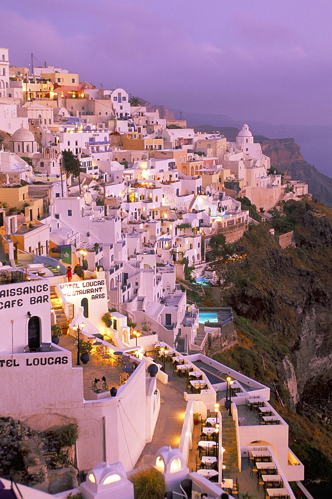 Fira, island of Santorini (Thira), Cyclades Islands, Aegean, Greek Islands, Greece, Europe