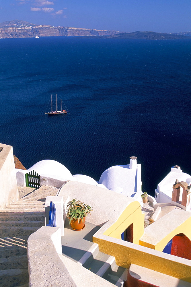 Oia (Ia), island of Santorini (Thira), Cyclades Islands, Aegean, Greek Islands, Greece, Europe