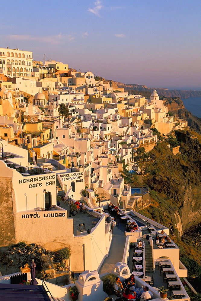 Fira, island of Santorini (Thira), Cyclades Islands, Aegean, Greek Islands, Greece, Europe