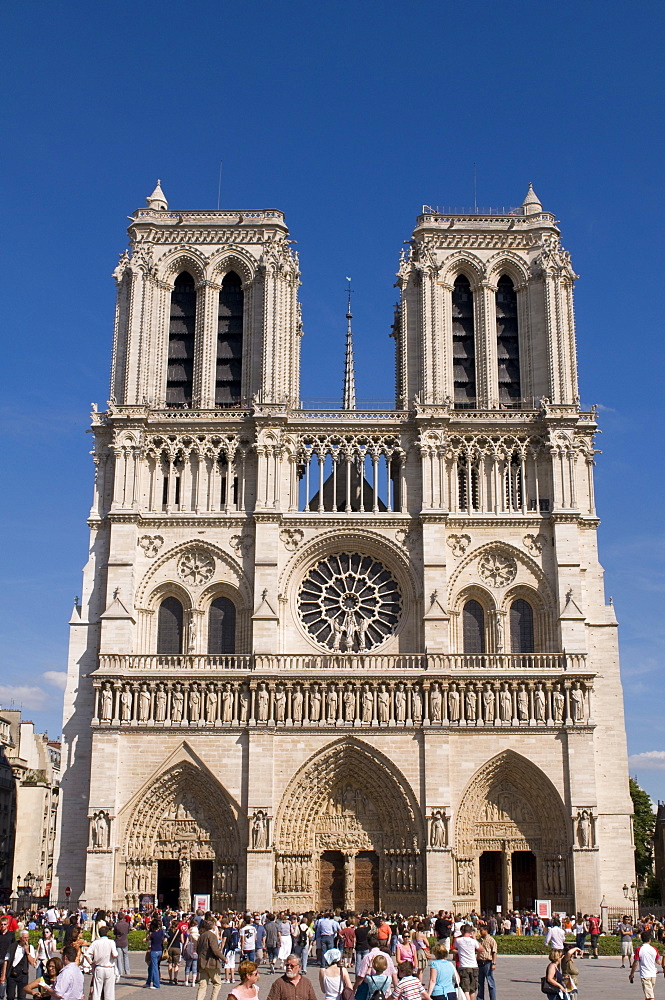 Notre Dame Cathedral, Paris, France, Europe