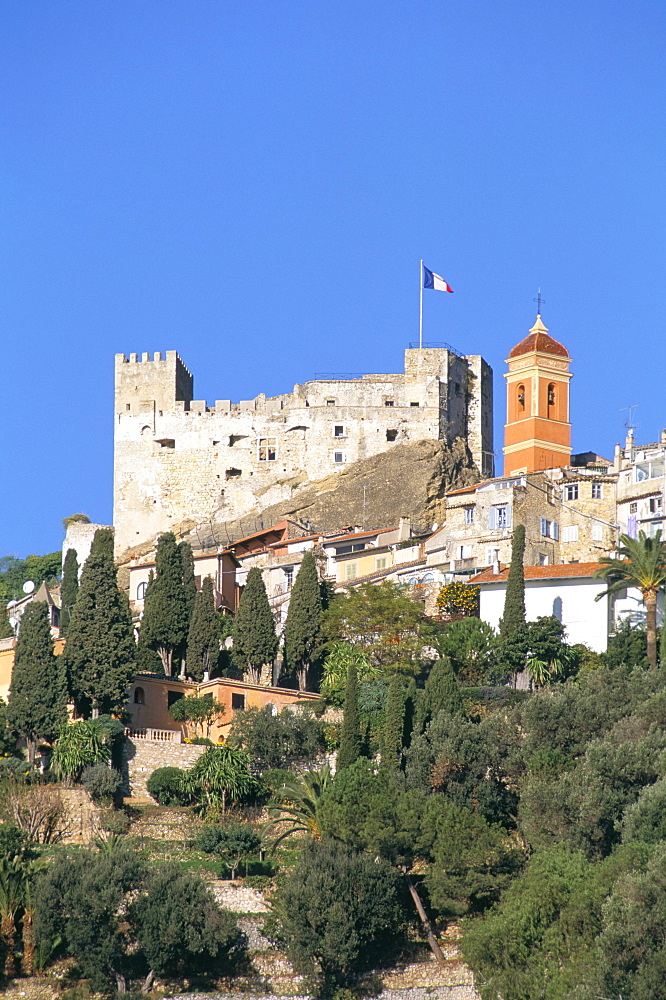 Roquebrune, Cote d'Azur, Alpes-Maritimes, Provence, France, Mediterranean, Europe