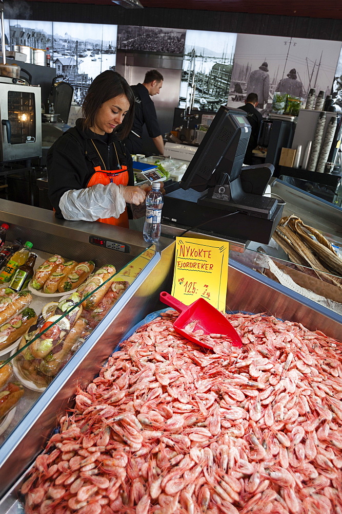 Fish Market, Bergen, Norway, Scandinavia, Europe