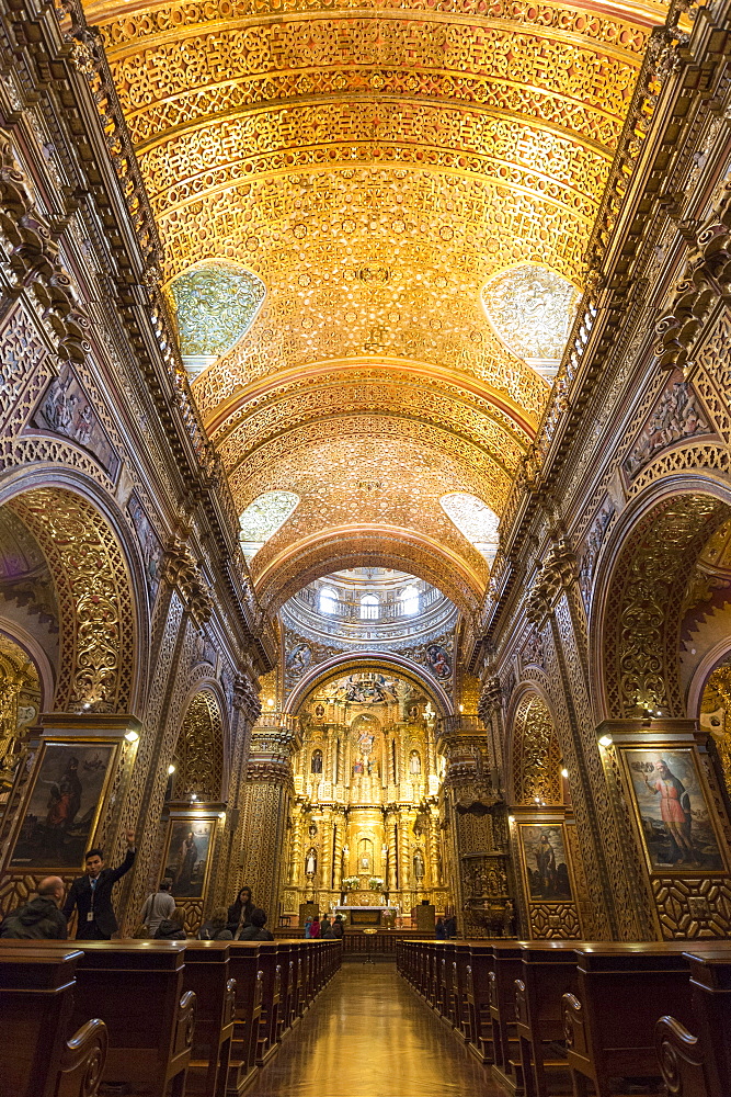 La Compania de Jesus Church, UNESCO World Heritage Site, Quito, Ecuador, South America