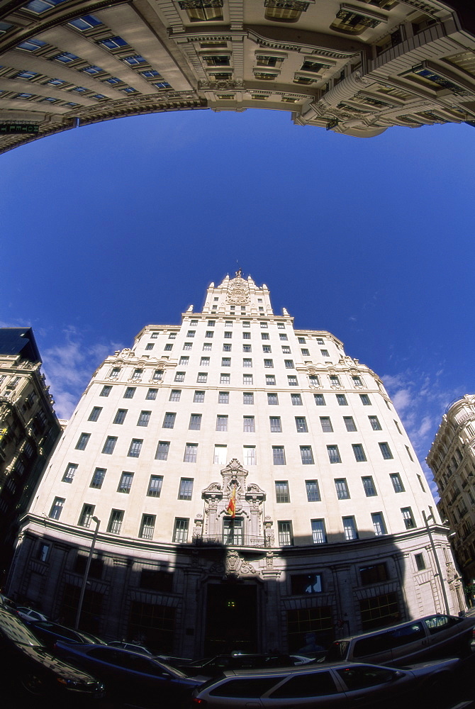 Gran Via avenue, Madrid, Spain, Europe