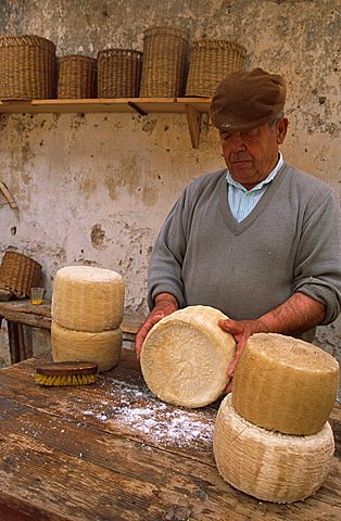 Pecorino manufacture, Handicraft Museum, Custonaci, Sicily, Italy