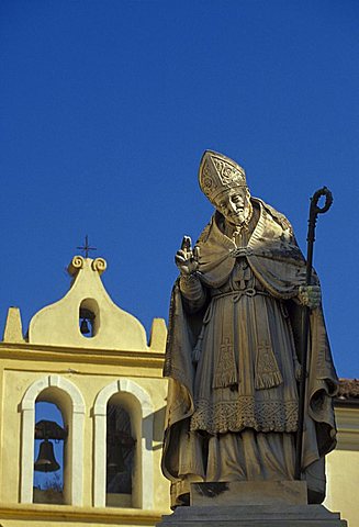 Statue of Sant'Alfonso in Piazza Umberto I, Sant'Agata de' Goti, Campania, Italy