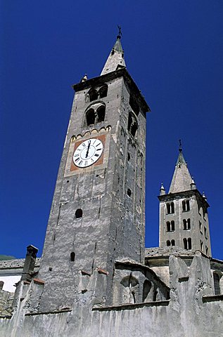 Santa Maria cathedral, Aosta, Valle d'Aosta, Italy