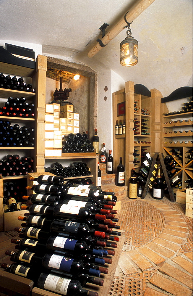 Il Borgo restaurant and cellar, Rovereto, Trentino, Italy