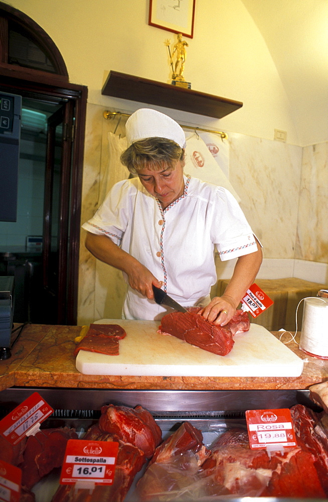 Giulietti butcher shop, Città di Castello, Umbria, Italy.