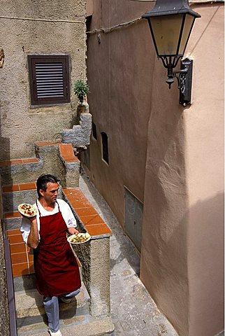 "Il Grembo" Restaurant, Enrico Lubrani chef and owner , Isola Del Giglio, Toscana, Tuscany, Italy