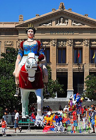 Mata statue, Vara feast, Messina, Sicily, Italy 