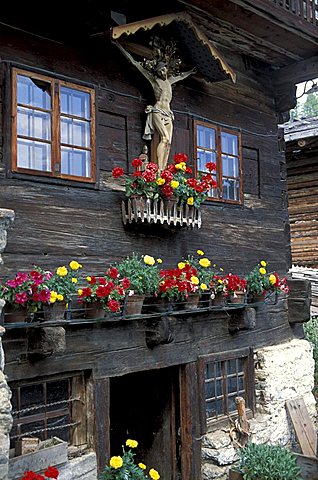 House in Val d'Ultimo, Stelvio National Park, Alto Adige, Italy