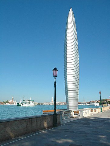 Design sculpture, Biennale palace, Venice, Veneto, Italy