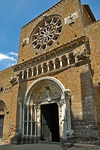 Santa Maria church, Tuscania, Lazio, Italy