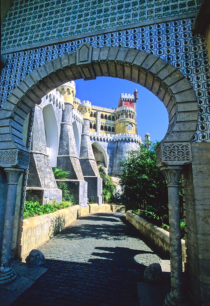 Palacio Nacional Da Pena, Sintra, Portugal, Europe 