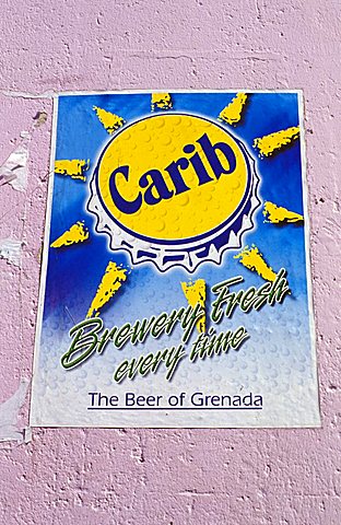 Carib beer, Grenada island, Caribbean, Central America