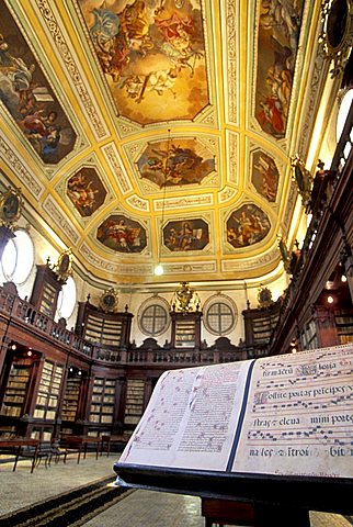 Ursino Recupero library, Benedictine monastery, Catania, Sicily, Italy