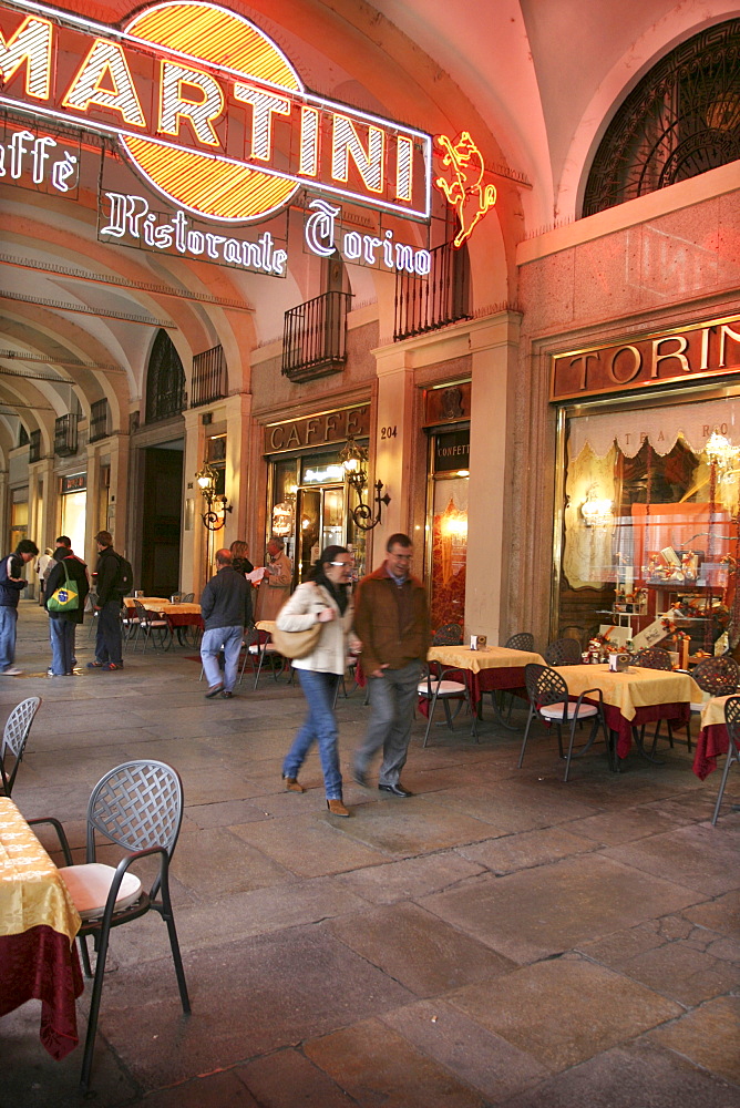 Cafè Torino, San Carlo square, Turin, Piedmont, Italy