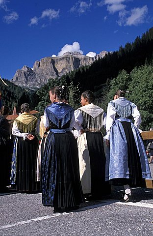 Fine Estate feast, Canazei, Trentino Alto Adige, Italy