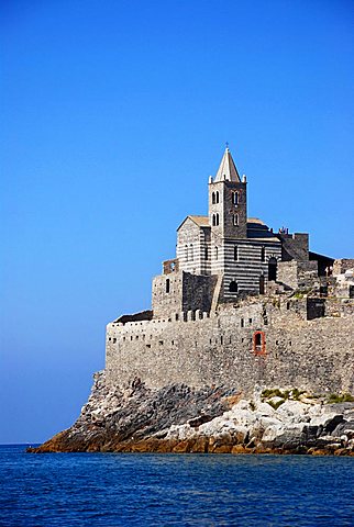 San Pietro church, Portovenere, Liguria, Italy, Mediterranean, Europe