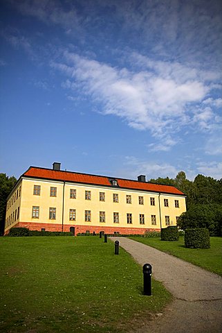 Edsberg castle, Sollentuna municipality situated by Edsviken lake, Sweden, Nordic Country, Scandinavia, Europe