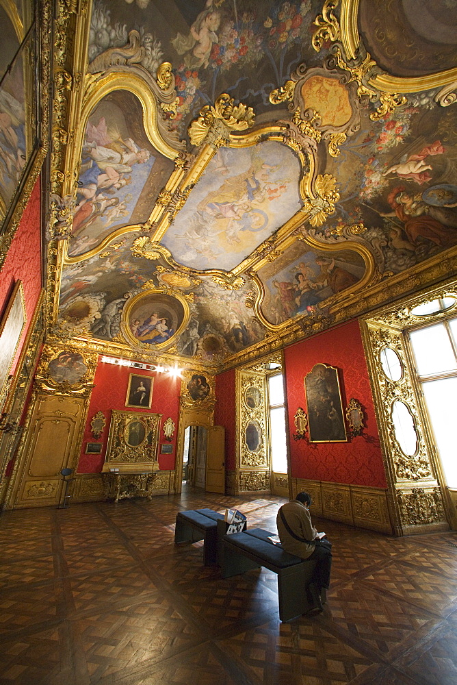 First floor dedicated to Baroque, Camera di Madama Reale, Palazzo Madama, Turin, Piedmont, Italy, Europe