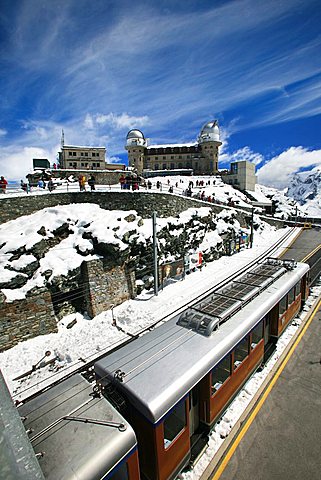 Gornergrat railway, Zermatt, Valais, Switzerland, Europe