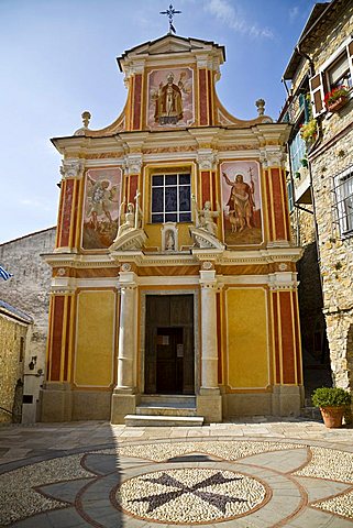 San Martino church, Seborga, Ligury, Italy