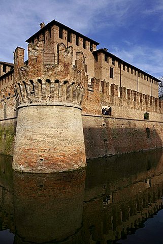 Rocca di San Vitale fortress, XV sec, Fontanellato, Parma, Emilia Romagna, Italy