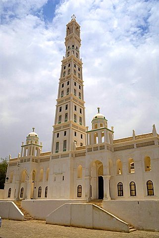 Mosque, Tarim, Yemen, Middle East  